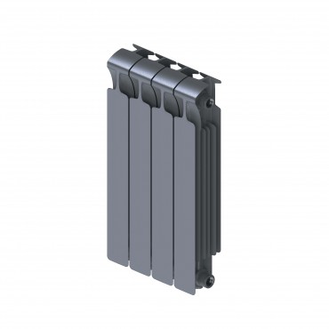 Биметаллический радиатор Rifar Monolit 500 Титан (4 секции)