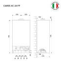 Газовый котел Ariston Cares XC 24 FF 3301682